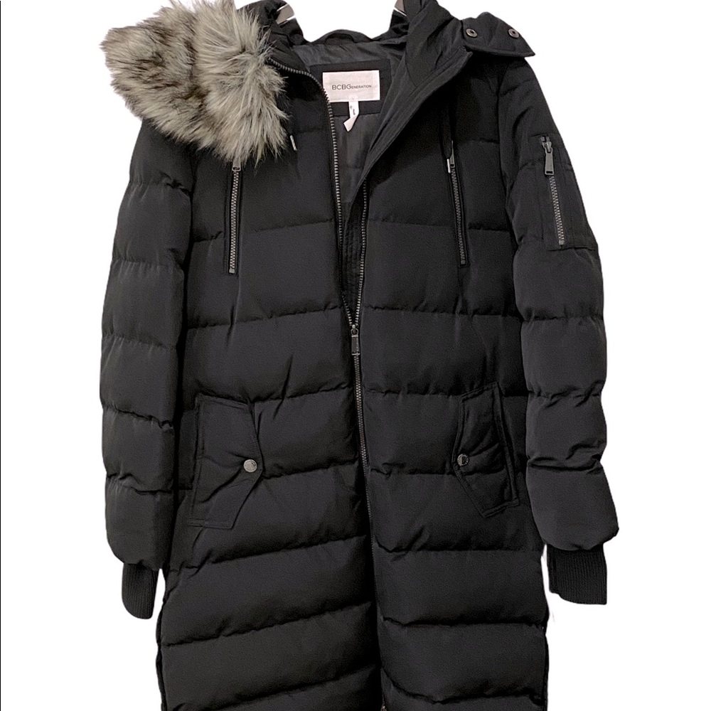 Black puffer jacket!